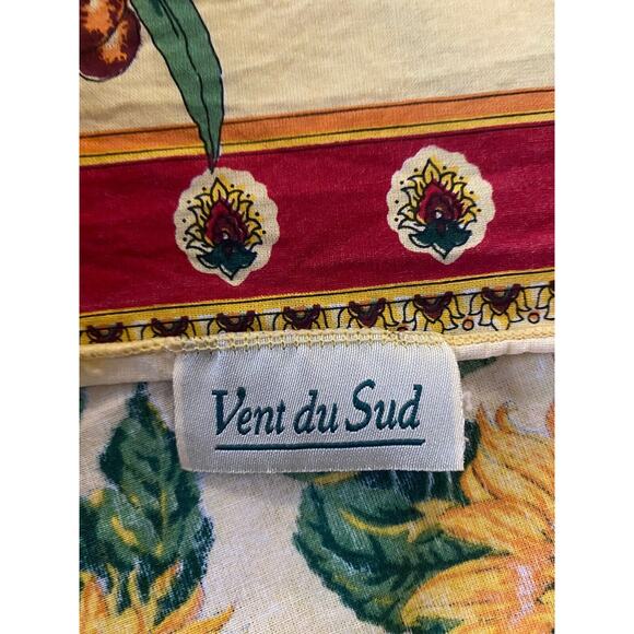 Vent Du Sud Oval Tablecloth Sunflowers And Olives French Provincial 100x 65 - Picture 6 of 7